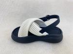 White Women Fashion Flip Flops With Flat Heel