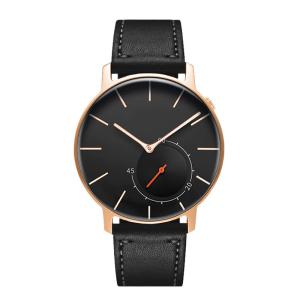 China Mens Vintage Leather Watches Custom Leather Dress Watch 316L SS Case wholesale