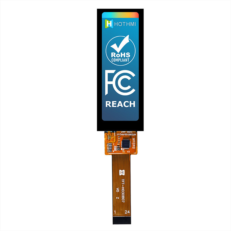 3.0 Inch 268x800 Strip Display Wide Temperature LCD TFT IPS Display Pcap Monitor