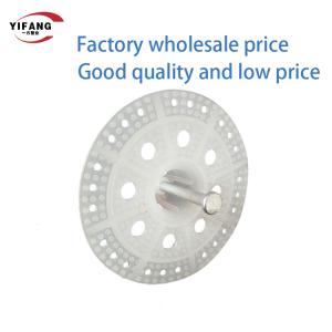 China White Plastic Concrete Wall Anchors 50mm/60mm Washer 20-220mm Tube Length wholesale