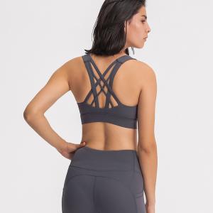 China High Quality Beauty Back Push Up Women Sports Bra Top Yoga Sexy Fitness Bra wholesale