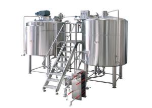 China 35BBL 2 Vessel Brewhouse / Brewing Equipment Beer Brewery Plant With Steam Heating wholesale