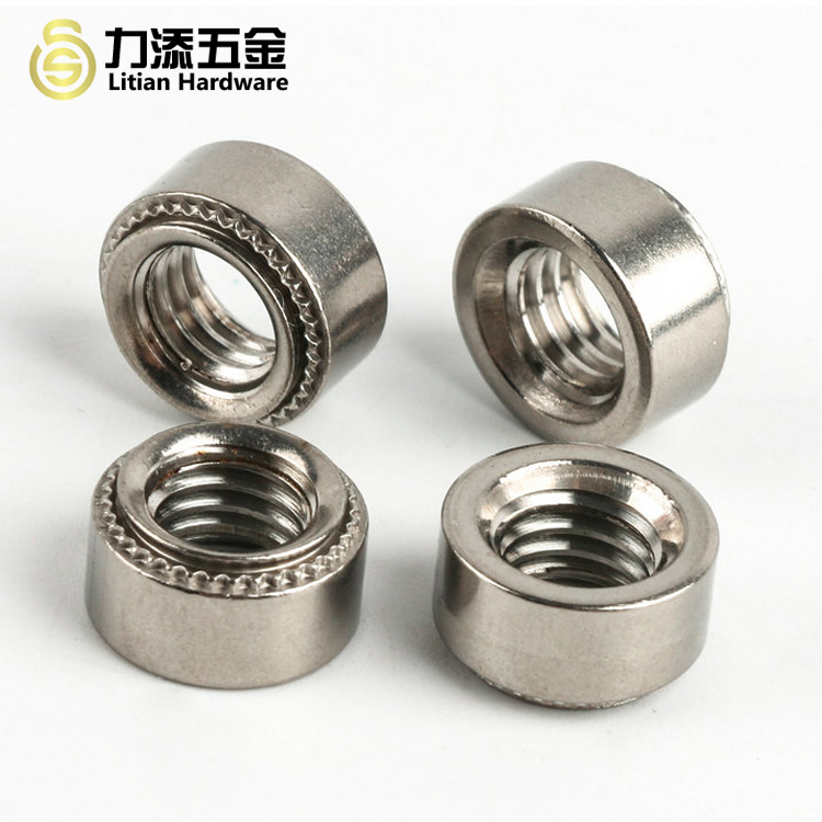 Stainless Steel / Carbon steel round rivnut self-clinching insert nutsert press rivet nut