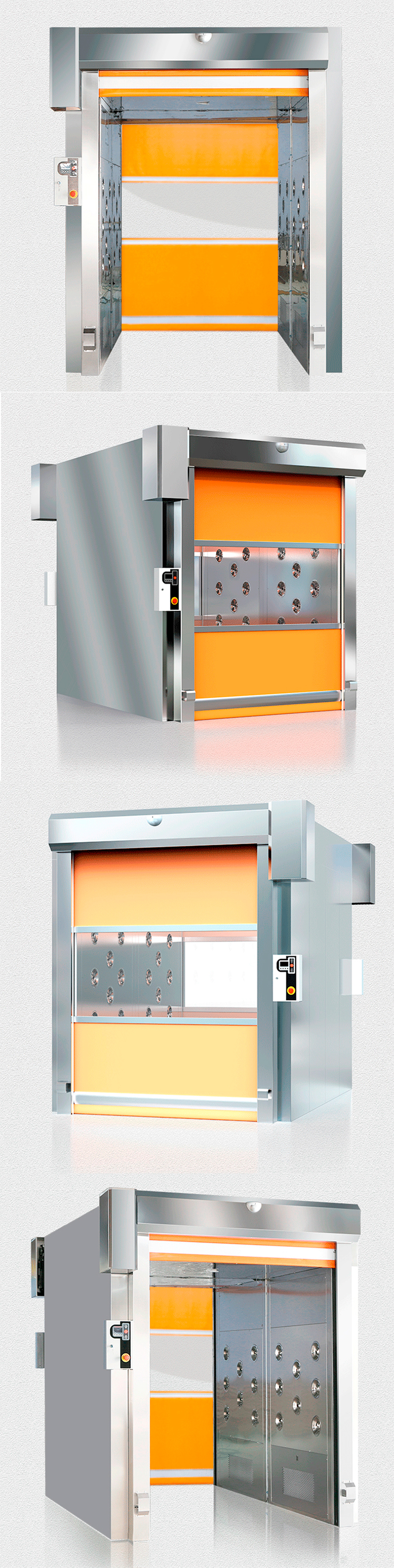 Intelligent Air Shower Room 3000W Cargo Air Shower Customized For Lab