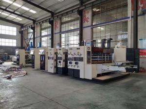 China Cardboard Corrugated Box Manufacturing Machine Printing Gluign Equipment wholesale
