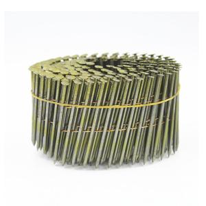 China 83mm Galvanized Wooden Pallet Coil Nails 3-1/4&quot; for PCN83 wholesale