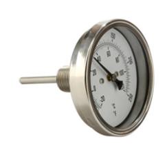 China 40mm Bimetal Thermometer Bezel Bayonet For Industrial Stainless Steel Case wholesale