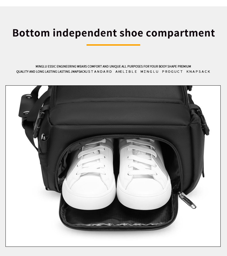 Multifunctional Waterproof Business Backpack Accept Customizable Logo
