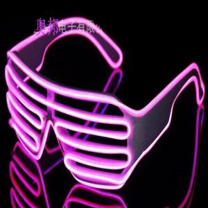 China party prop light up el glasses/ led glasses/ el wire glasses wholesale
