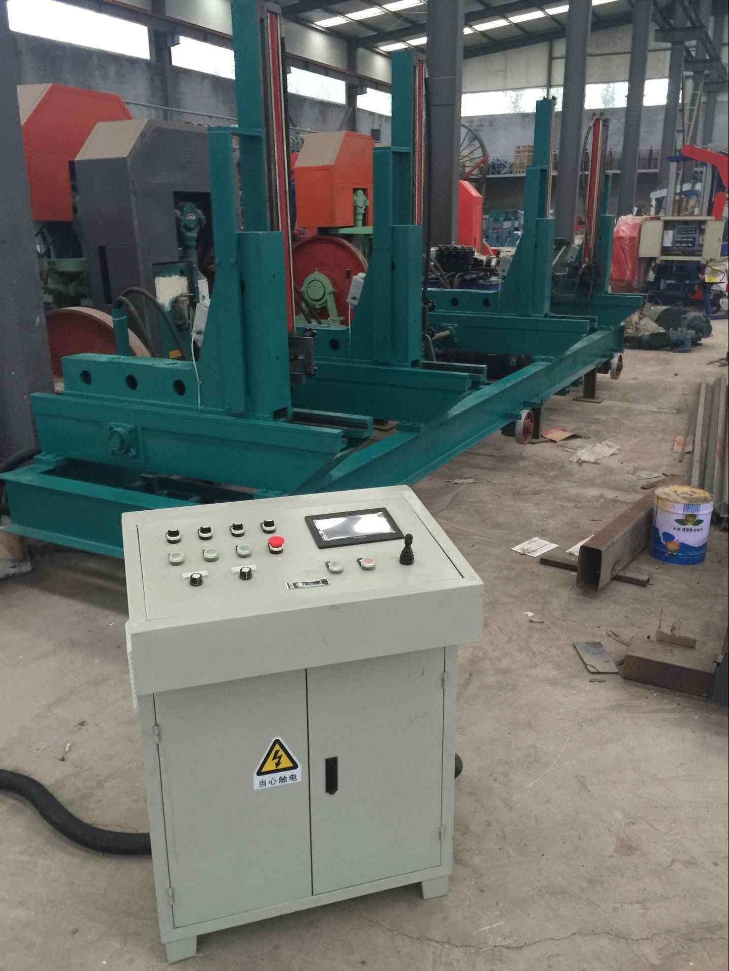 42'' Log wood cutting Vertical band bandsaw saw mill machine with electric carriage
