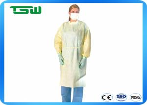 China Disposable 130X150cm Non Sterile Nonwoven Isolation Gown wholesale