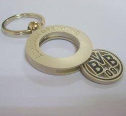 China 2012 Zinc alloy customed size promotional metal keyring wholesale