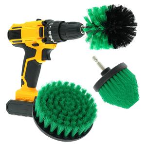 China Green Power Brush Scrubber Set Grout Cleaner Tool Drill wholesale