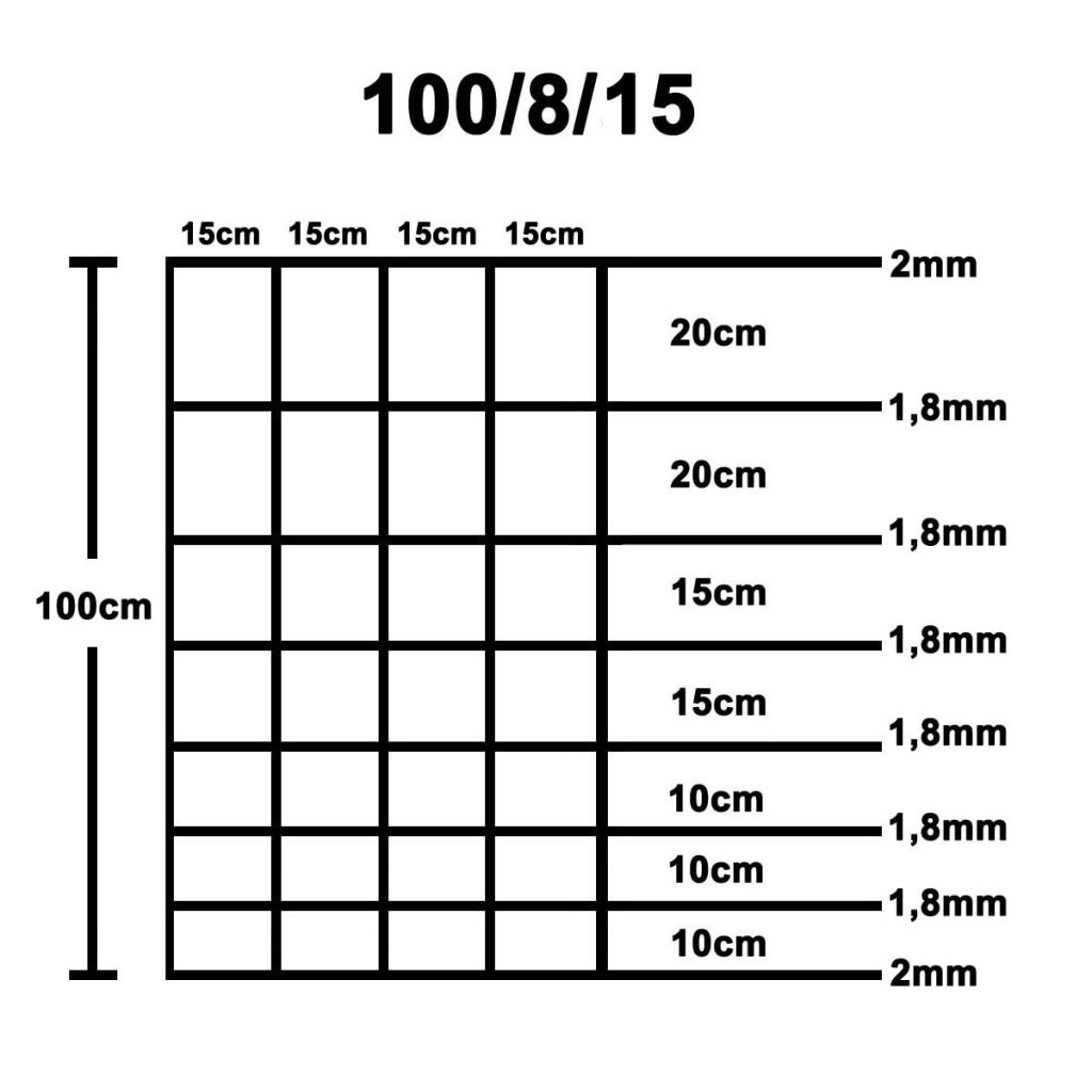 164ft Galvanized Steel Wire Mesh Fence Animal Field Zoo Wild Fencing Roll