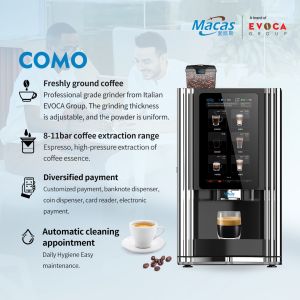 Customizable Bean To Cup Coffee Vending Machine with High-Tech Features for