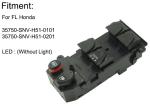 Accord Honda Power Window Switch , Durable Power Window Button 35750-SNV-H51