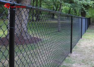 China PVC Coated Chain Link Fence Fabric , Diamond Welded Wire Fence 5x5cm Openning wholesale