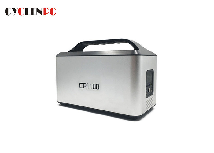 1100wh Lithium Ion Batteries For Caravans , Portable Solar Power Station 220v Output