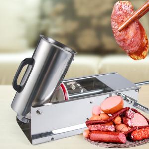 China Stainless Steel Horizontal Sausage Filler Sausage Stuffing Machine 65 * 22 * 18cm wholesale