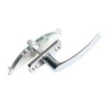 Chrome Internal Steel Door Handles 40mm-60mm Door Thickness