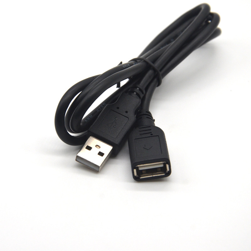 1 meter Serial Data Cables , OD4.5 AWM2725 Micro Usb Power Extension Cable