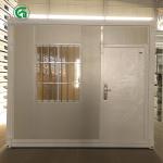 Galvanized Steel Prefabricated Portable Site Office Cabin Huts OEM