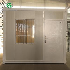 China Galvanized Steel Prefabricated Portable Site Office Cabin Huts OEM wholesale