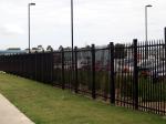 Customized Black Zinc Steel Metal Garrison Fence Panels Maintenance Free