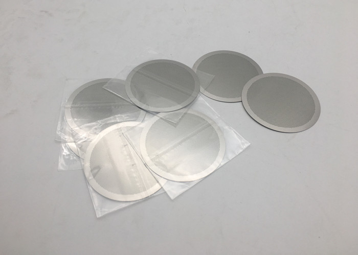 SUS304 Stainless Steel Etching Wire Mesh Fine Mesh Filter Screen 40-120mm Diameter