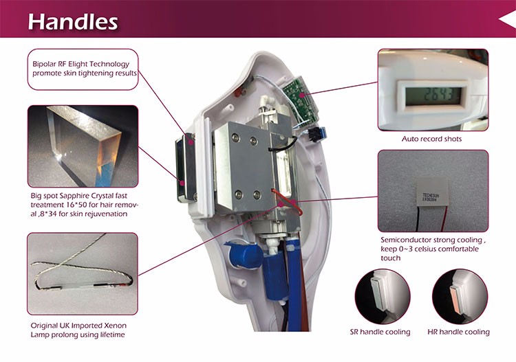 The Professional Shr Best Hair Removal Ipl Elight Opt Laser Machine