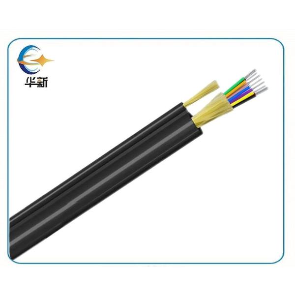 OEM Indoor Figure 8 Fiber Optic Cable Aramid Yarns FTTH Internet Communication