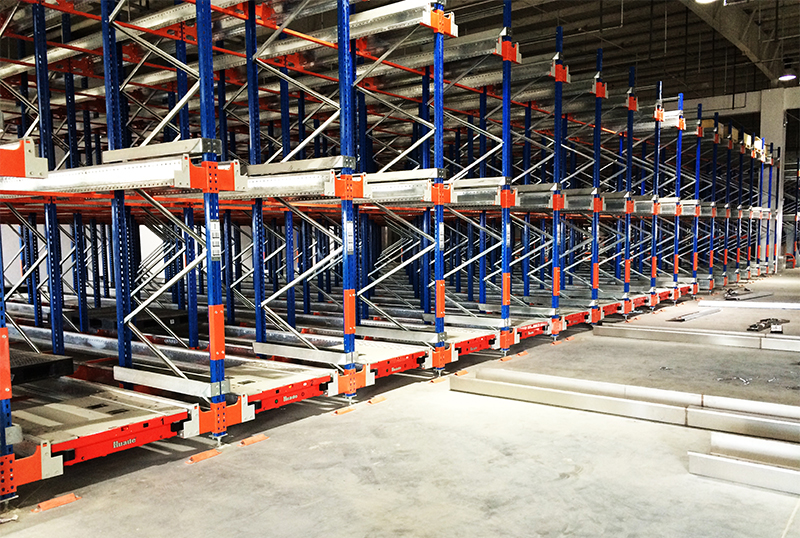 Radio Shuttle Pallet Racking Pallet Runner Rack Warehouse Storage Rack