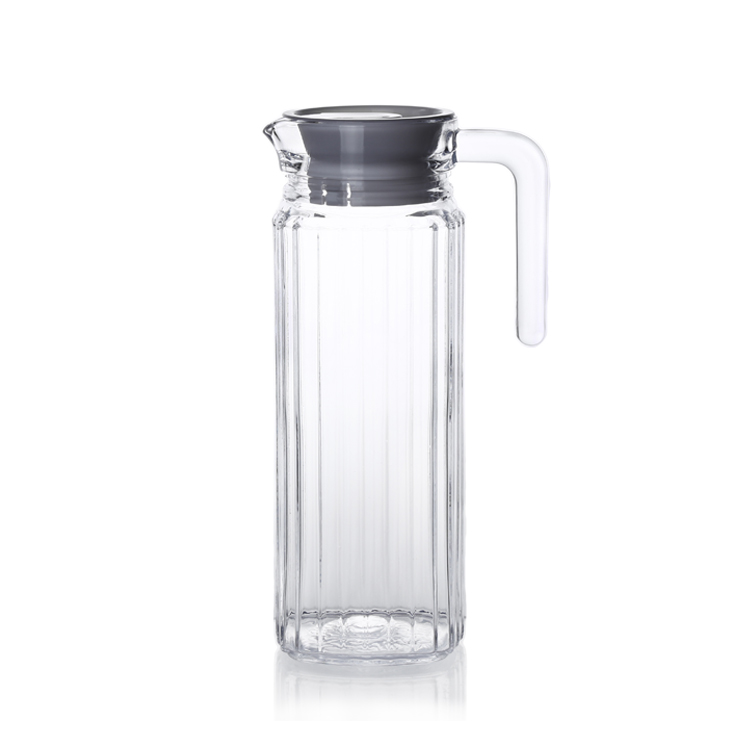Wholesale Water Drinking Bottle Glass Transparent Water Jug Pitcher