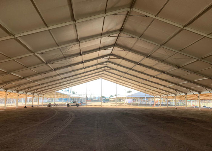Outdoor 40m Warehouse Aluminum Frame Tent With Sandwitch Wall