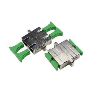 China Metal SC Adapter , Duplex Fiber Optic Coupler RoHS Compliance Status wholesale