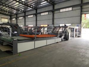 China 120-600gsm Top Sheet Automatic 5 Ply Flute Laminator ISO CE wholesale