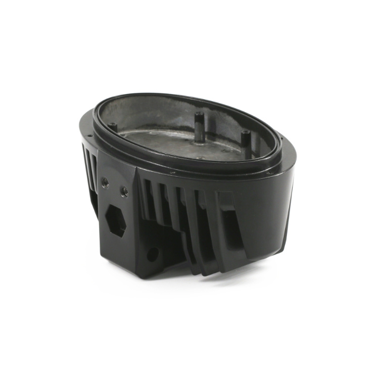 OEM Spray Coating Aluminum LED Flood Light Housing Die Casting Making