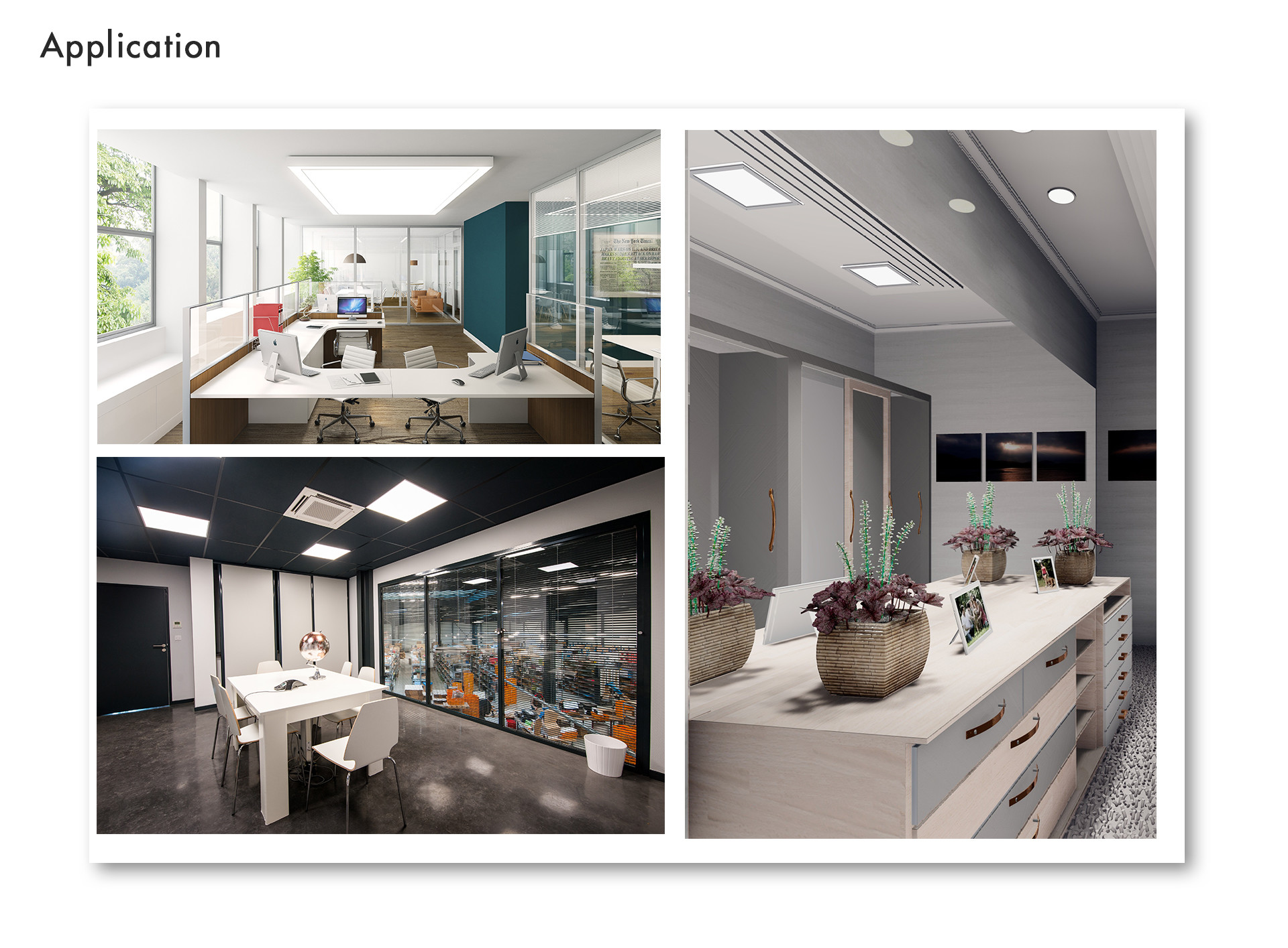 36W Square Tunable White LED Lighting , Dimmable Led Panel 620x620