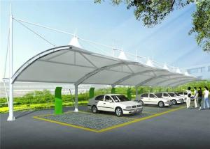 China Waterproof PVDF Coated Metal Cantilever Car Parking Shade wholesale