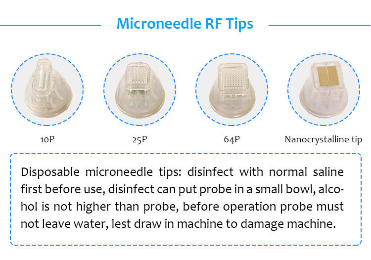 A6s Virtue RF Microneedling Machine Cryo Serum Microneedle Rf Fractional Portable