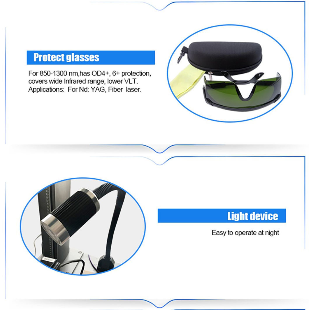 3m Marking Portable Fiber Laser Marking Machine with PC Backpack Fiber Laser