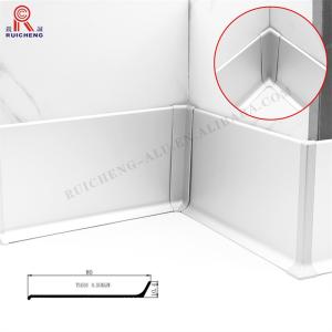 China 2.7m Powder Coated Aluminium Skirting Waterproof For Kitchen wholesale