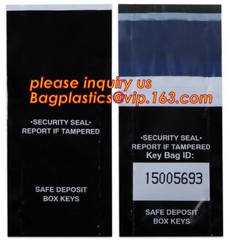 security deposit bags bank deposit bags cash deposit bags, general bank plastic deposit bags supply, Coin and Bank Note
