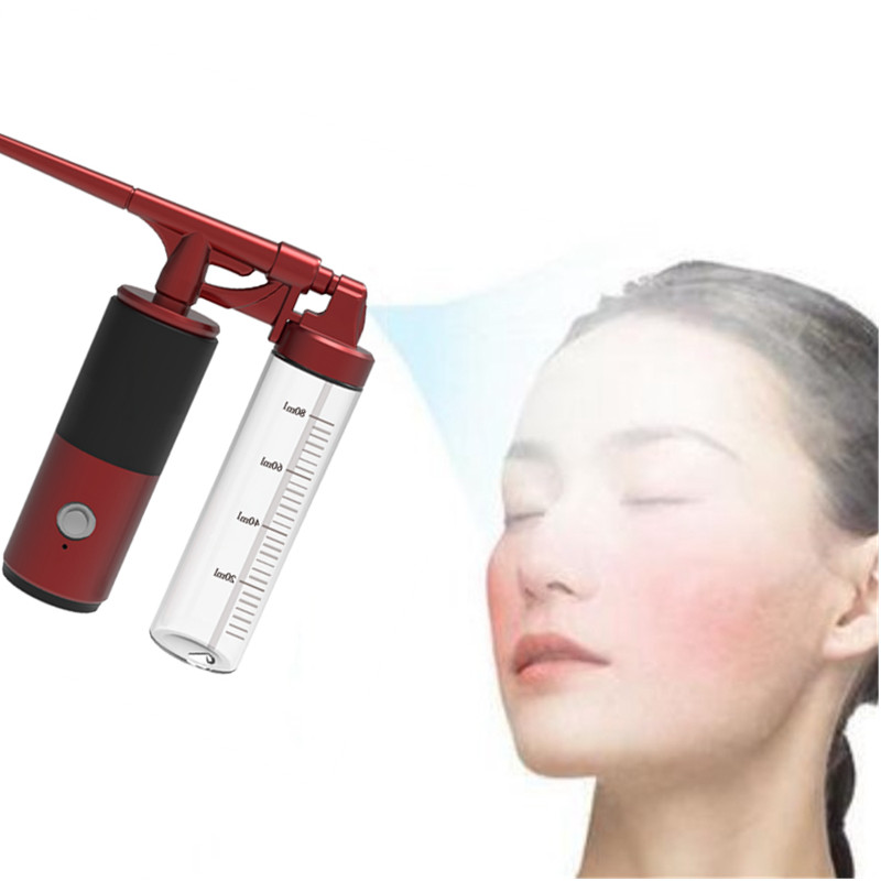 Handheld Oxygen Injector 8W Oxygen Facial Nano Mist Sprayer Mister Device