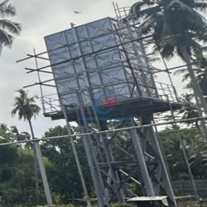 China Pre Assembled Galvanized Steel Water Tank Quick Installation Steel Structure Water Tower wholesale