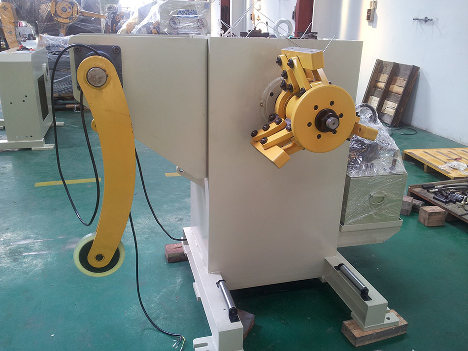 Pneumatic Expansion Metal Sheet Coil Mandrel Uncoiler / Material Rack