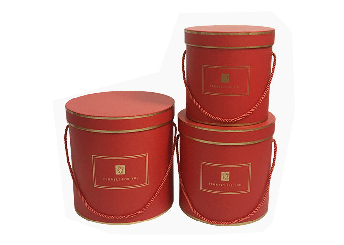 Recyclable Cardboard Flower Boxes , Cardboard Flower Gift Box Water Proof