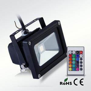 China Aluminium 10W RGB led floodlight remote controller wholesale