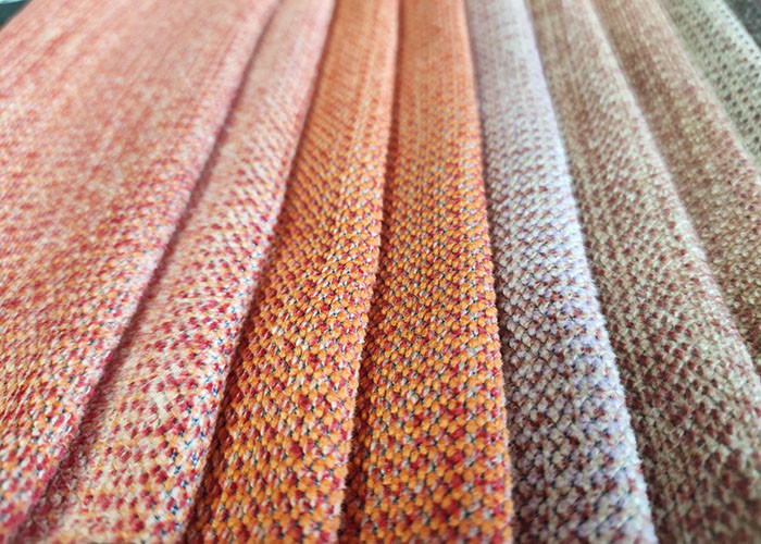 Sofa 100 Polyester Linen Fabric 57 Inches Plain Upholstery Textile