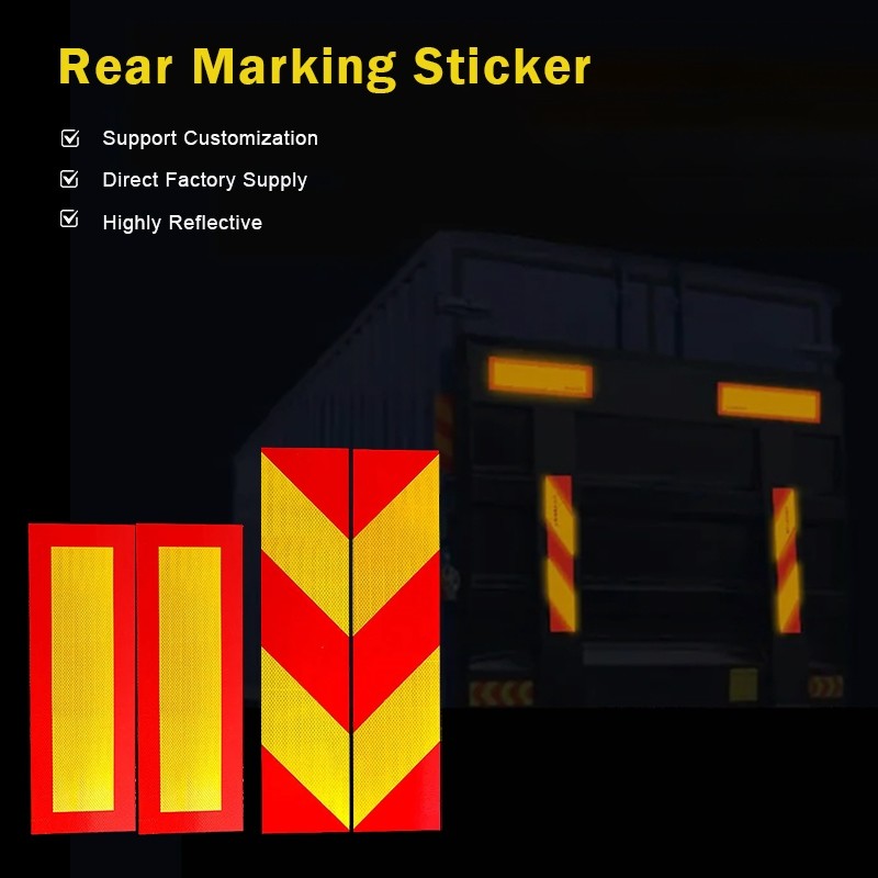High Visibility Metal Reflective Vehicle Conspicuity Markings For Truck Lorry